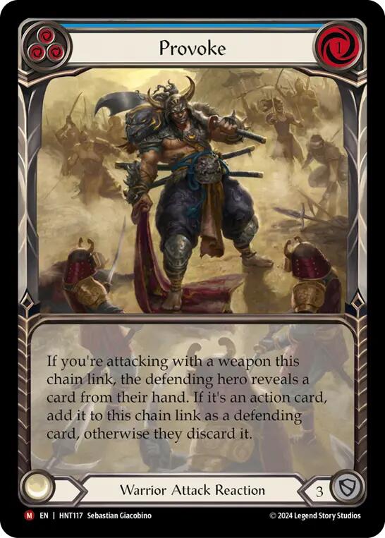 Provoke (Extended Art) [HNT117] (The Hunted)  Rainbow Foil | Webway Games