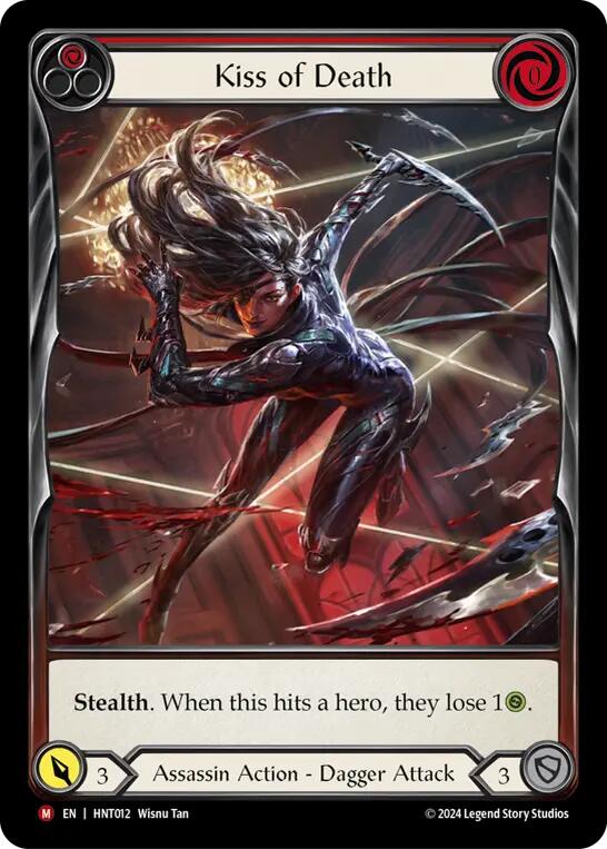 Kiss of Death (Extended Art) [HNT012] (The Hunted)  Cold Foil | Webway Games