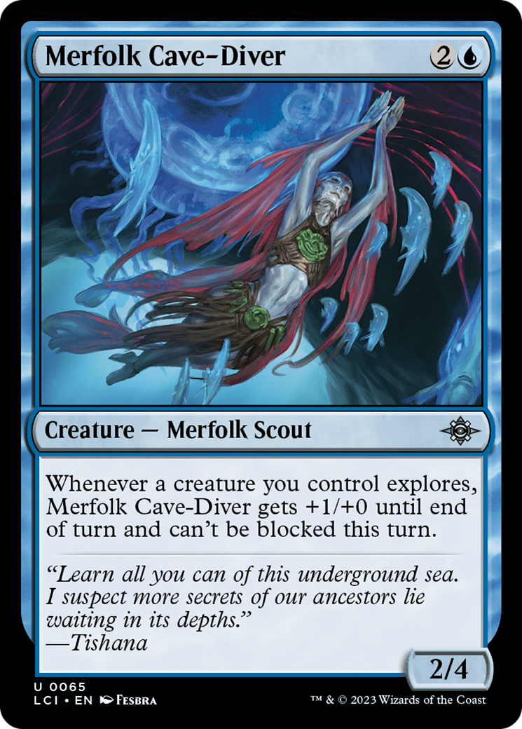 Merfolk Cave-Diver [The Lost Caverns of Ixalan] | Webway Games