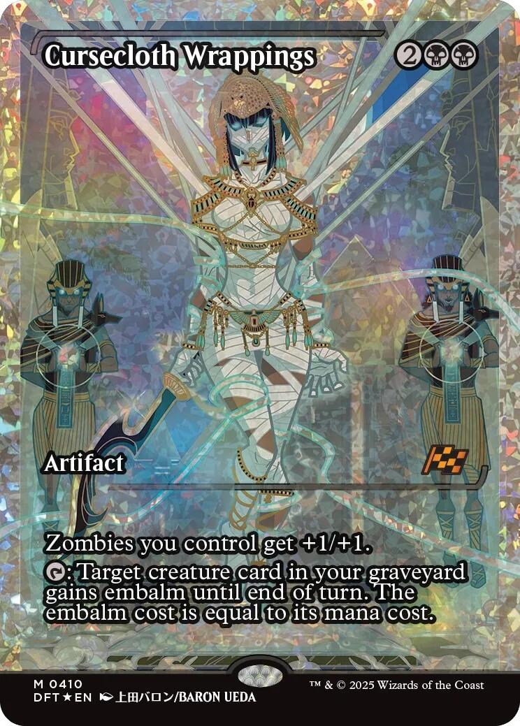 Cursecloth Wrappings (Showcase Fracture Foil) (Japanese) [Aetherdrift] | Webway Games