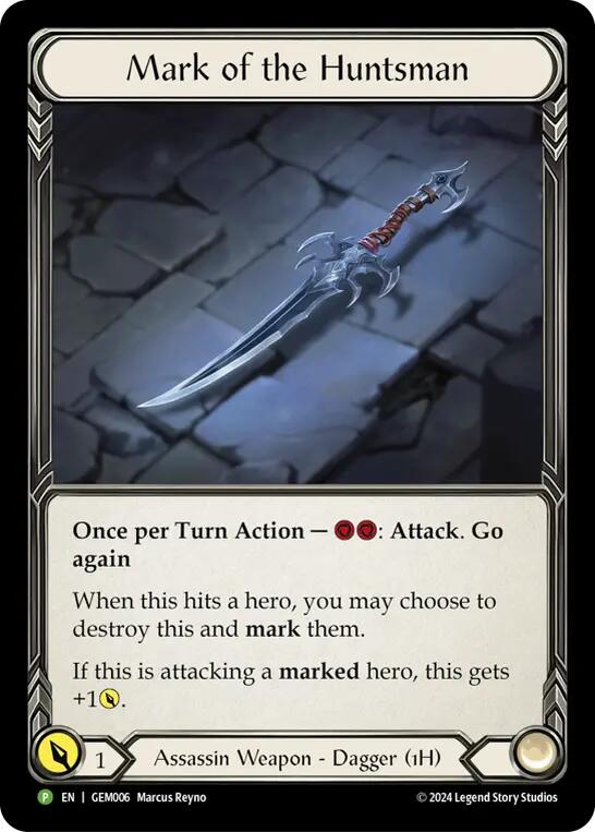 Mark of the Huntsman [GEM006] (GEM Pack 1)  Cold Foil | Webway Games