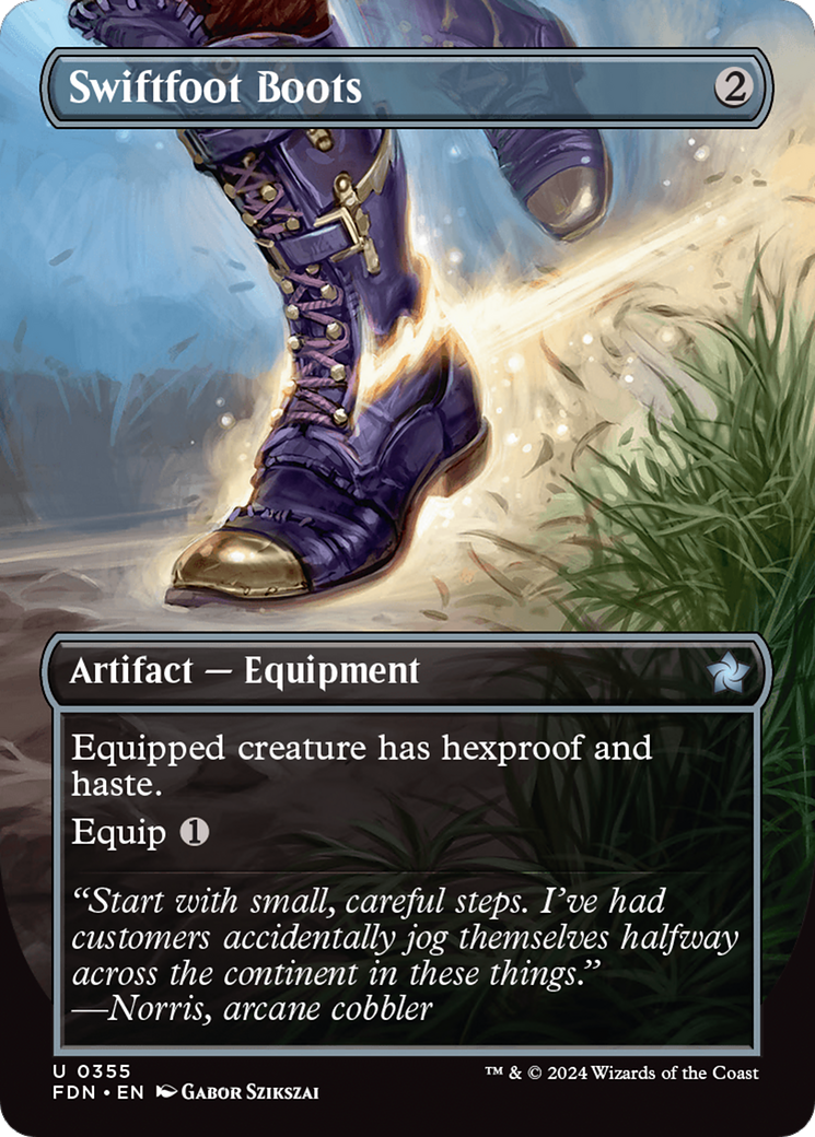 Swiftfoot Boots (Borderless) [Foundations] | Webway Games