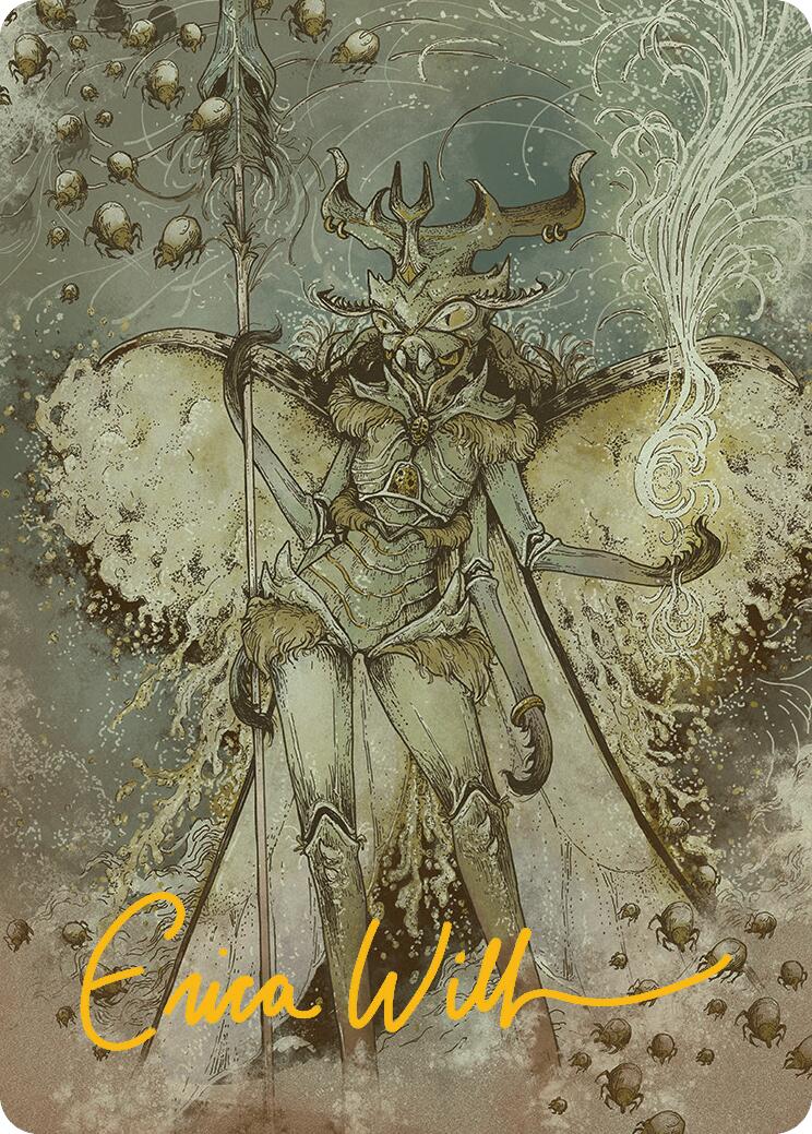 Aatchik, Emerald Radian Art Card (6/54) (Gold-Stamped Signature) [Aetherdrift Art Series] | Webway Games