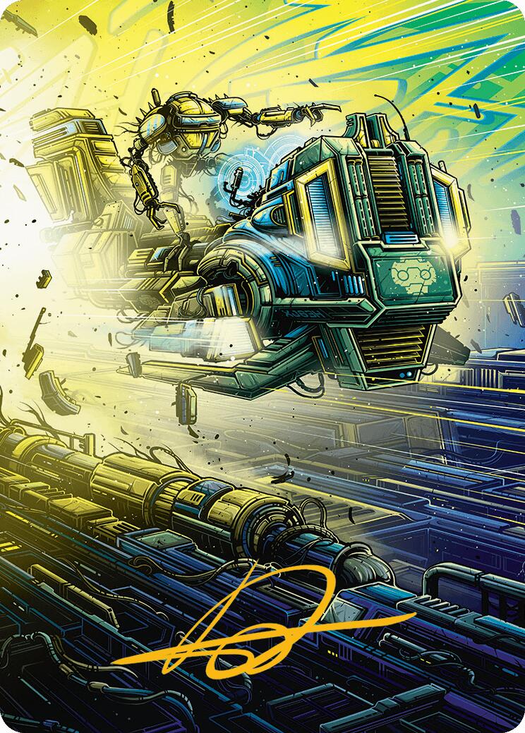 Guidelight Pathmaker Art Card (Gold-Stamped Signature) [Aetherdrift Art Series] | Webway Games