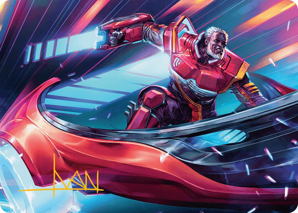 Kolodin, Triumph Caster Art Card (Gold-Stamped Signature) [Aetherdrift Art Series] | Webway Games