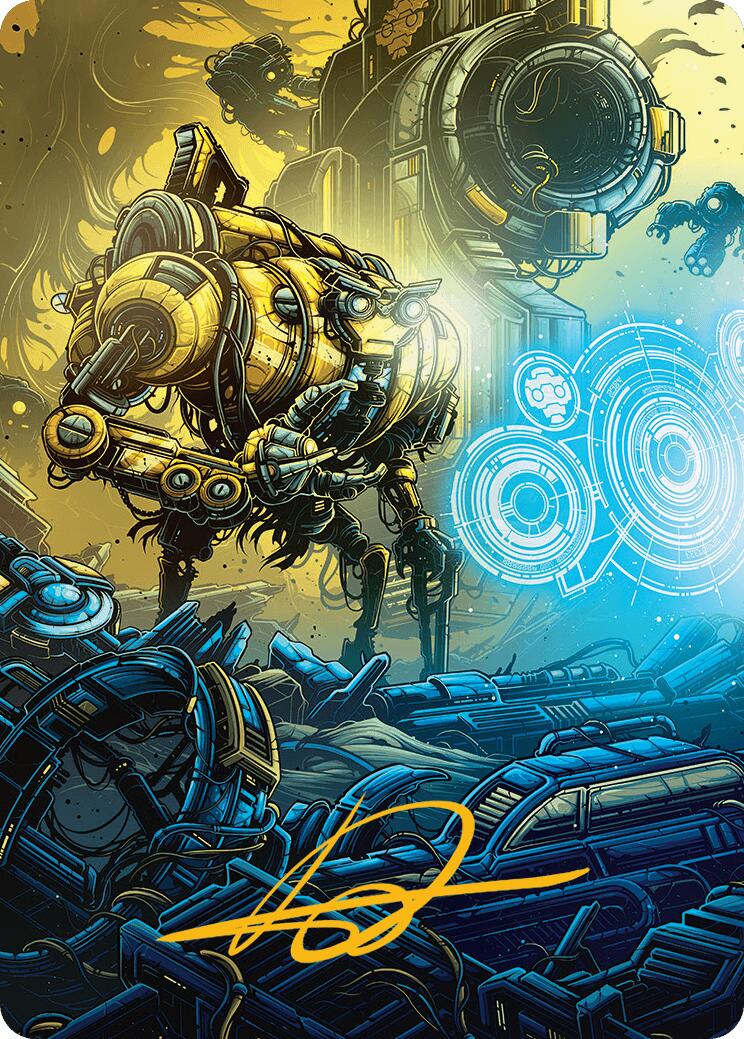 Mendicant Core, Guidelight Art Card (1/54) (Gold-Stamped Signature) [Aetherdrift Art Series] | Webway Games