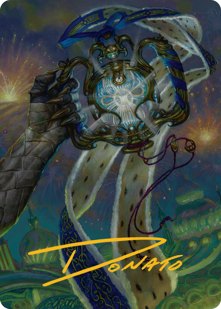 The Aetherspark Art Card (Gold-Stamped Signature) [Aetherdrift Art Series] | Webway Games