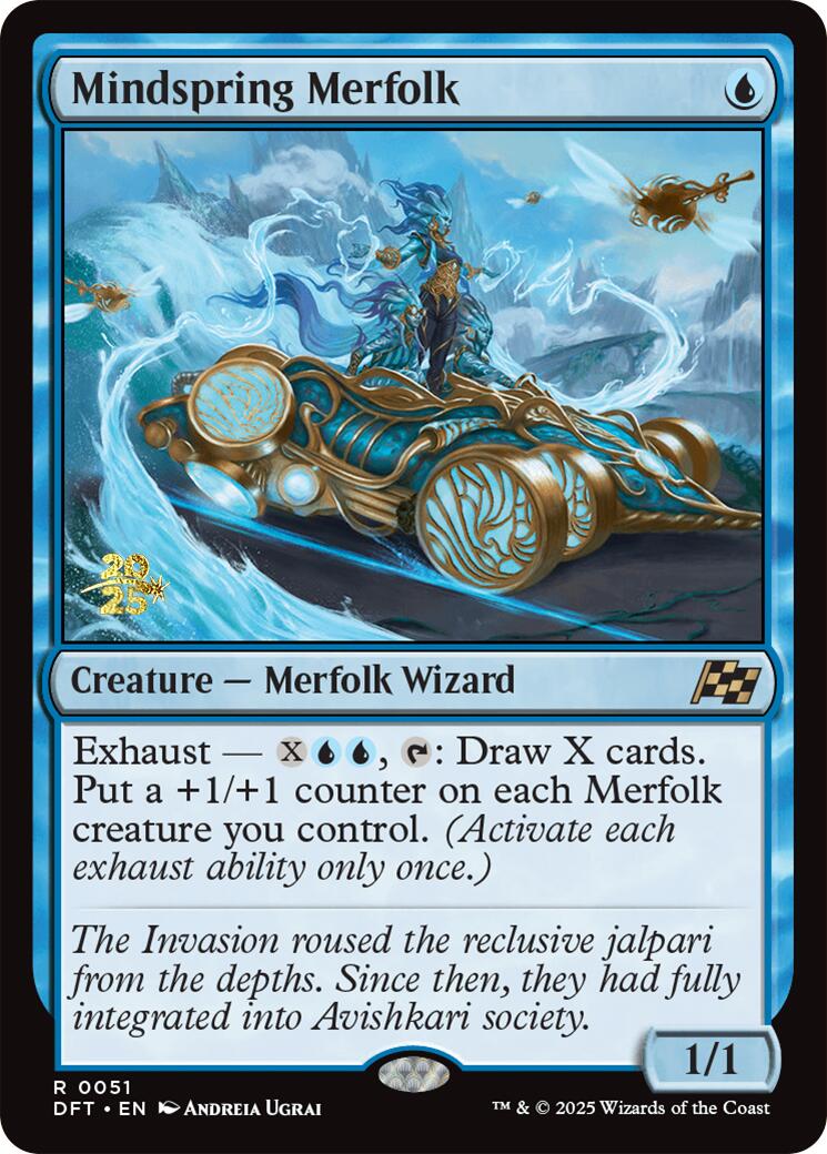 Mindspring Merfolk [Aetherdrift Prerelease Promos] | Webway Games