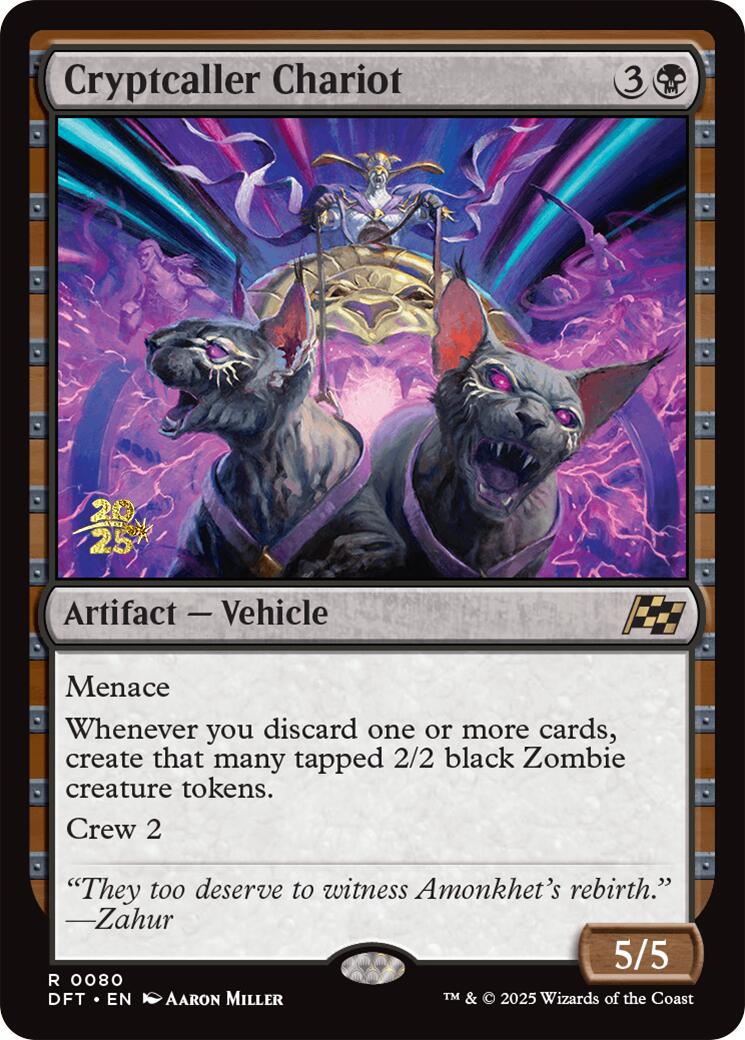 Cryptcaller Chariot [Aetherdrift Prerelease Promos] | Webway Games