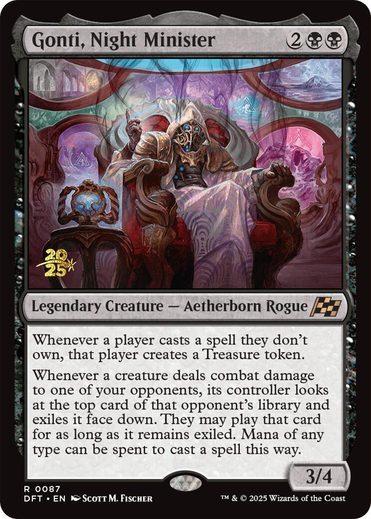 Gonti, Night Minister [Aetherdrift Prerelease Promos] | Webway Games