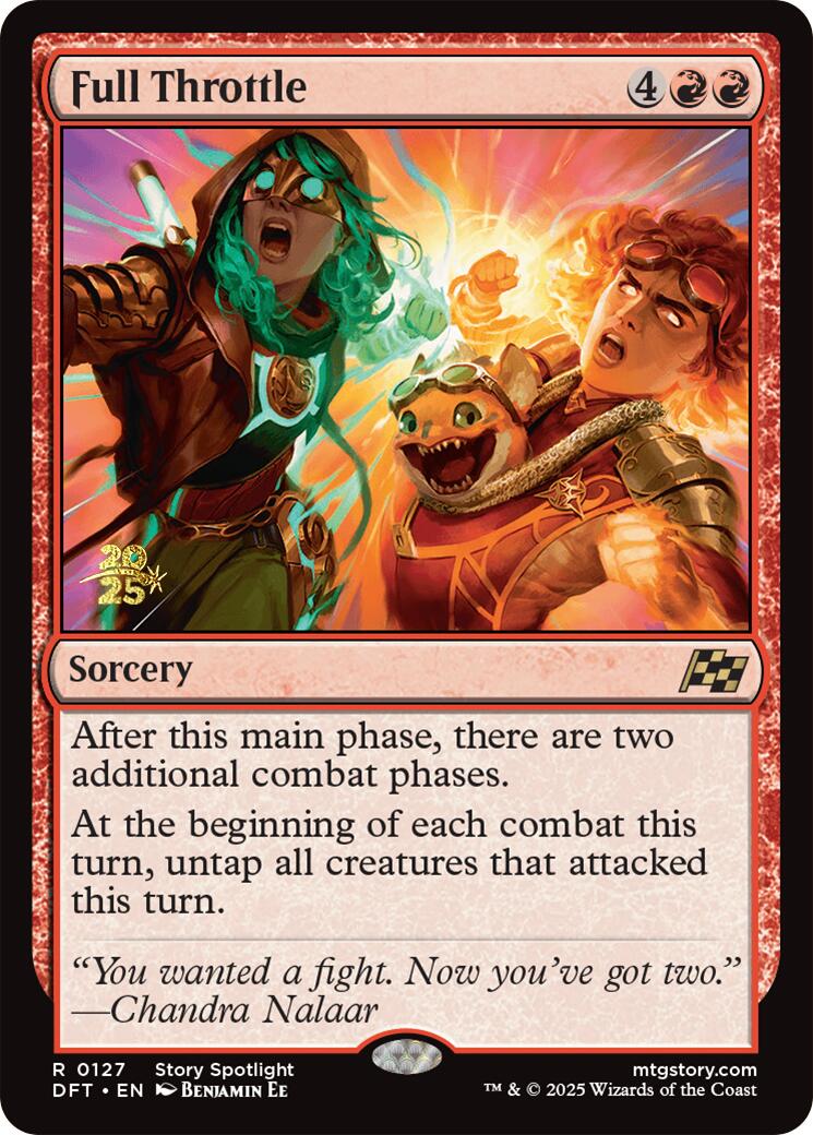 Full Throttle [Aetherdrift Prerelease Promos] | Webway Games