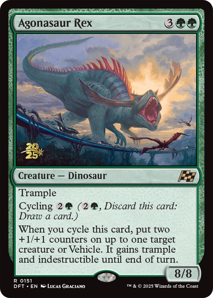 Agonasaur Rex [Aetherdrift Prerelease Promos] | Webway Games