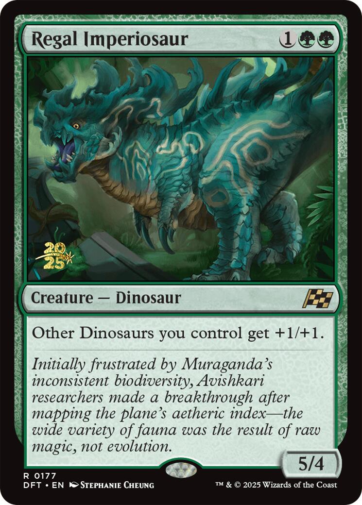 Regal Imperiosaur [Aetherdrift Prerelease Promos] | Webway Games