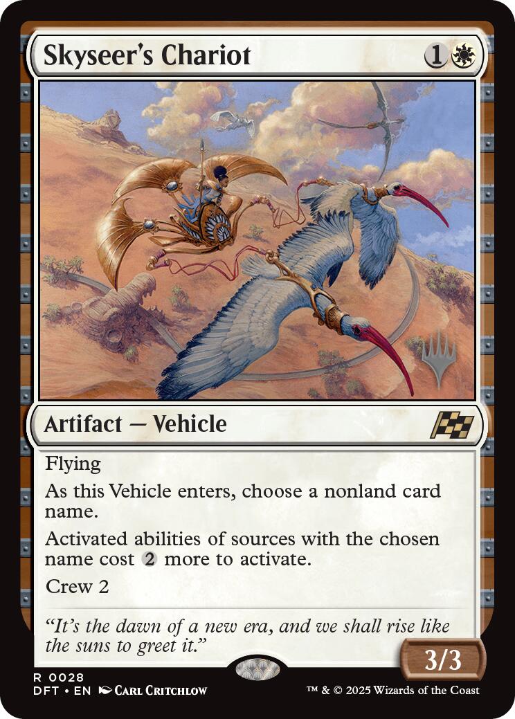 Skyseer's Chariot (Promo Pack) [Aetherdrift Promos] | Webway Games
