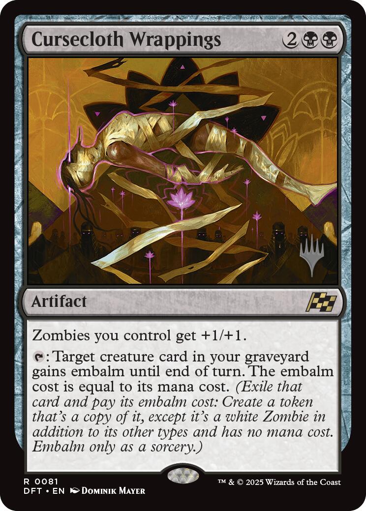 Cursecloth Wrappings (Promo Pack) [Aetherdrift Promos] | Webway Games