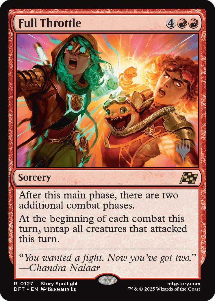 Full Throttle (Promo Pack) [Aetherdrift Promos] | Webway Games