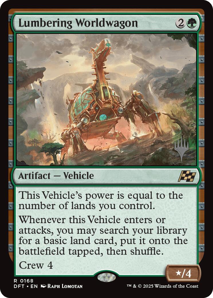 Lumbering Worldwagon (Promo Pack) [Aetherdrift Promos] | Webway Games