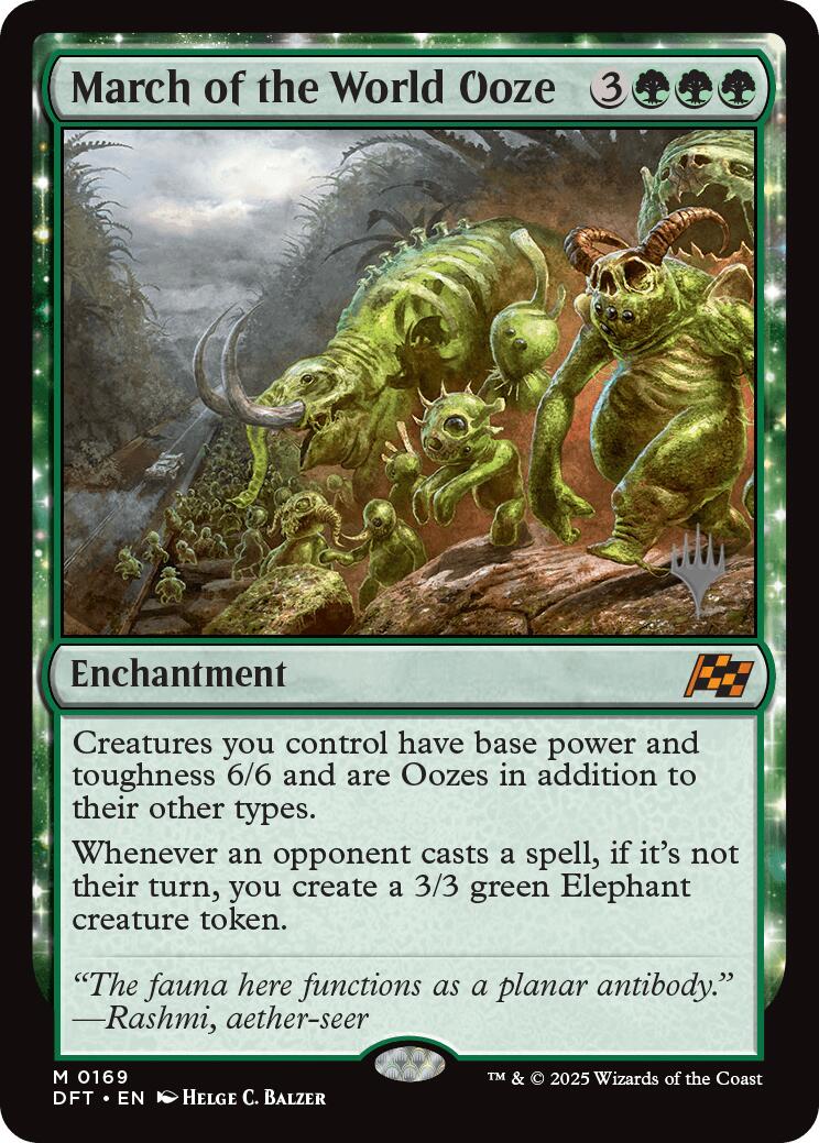 March of the World Ooze (Promo Pack) [Aetherdrift Promos] | Webway Games