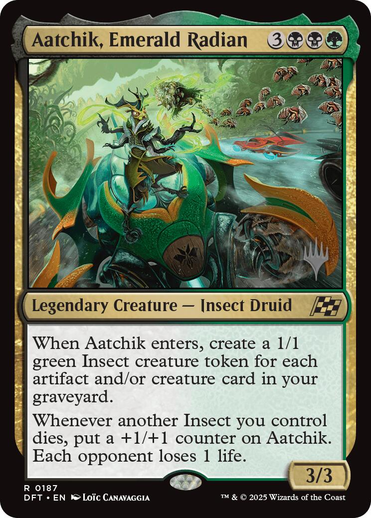 Aatchik, Emerald Radian (Promo Pack) [Aetherdrift Promos] | Webway Games