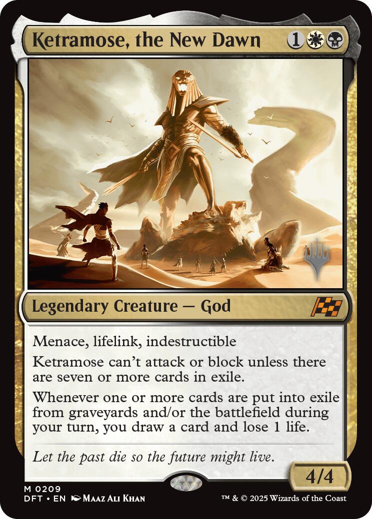 Ketramose, the New Dawn (Promo Pack) [Aetherdrift Promos] | Webway Games