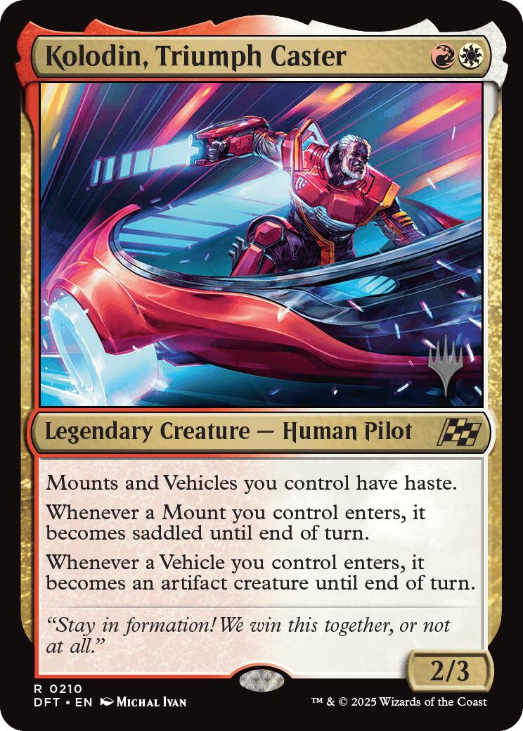 Kolodin, Triumph Caster (Promo Pack) [Aetherdrift Promos] | Webway Games