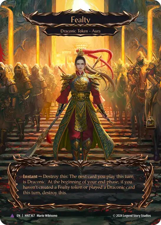 Fealty (Cold Foil) [HNT167] (The Hunted)  Cold Foil | Webway Games