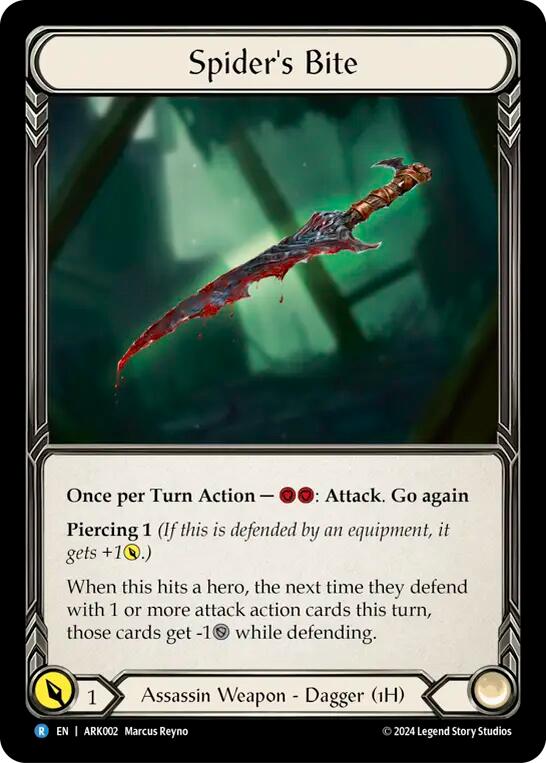 Spider's Bite [ARK002] (The Hunted Arakni Blitz Deck) | Webway Games