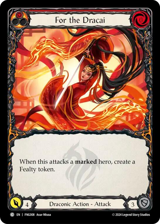 For the Dracai [FNG008] (The Hunted Fang Blitz Deck) | Webway Games