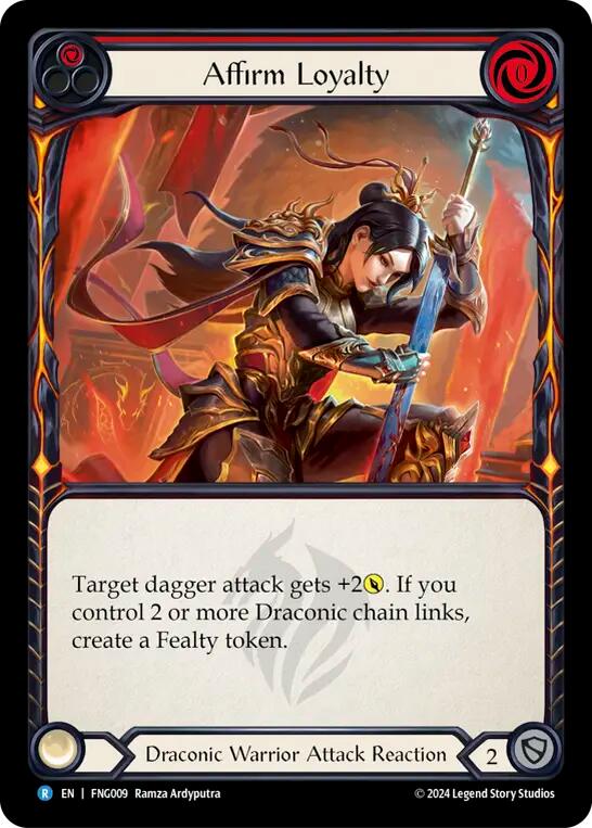 Affirm Loyalty (Red) [FNG009] (The Hunted Fang Blitz Deck) | Webway Games
