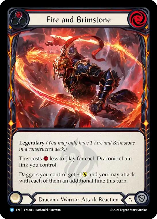 Fire and Brimstone [FNG013] (The Hunted Fang Blitz Deck) | Webway Games