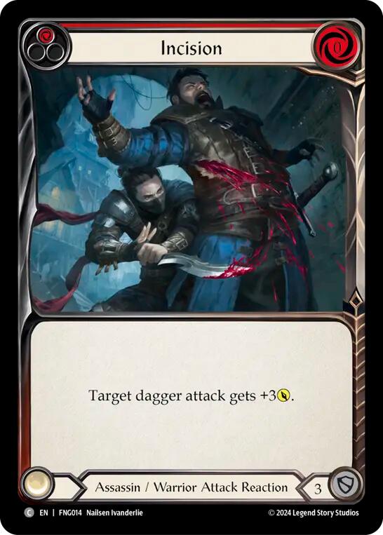 Incision (Red) [FNG014] (The Hunted Fang Blitz Deck) | Webway Games