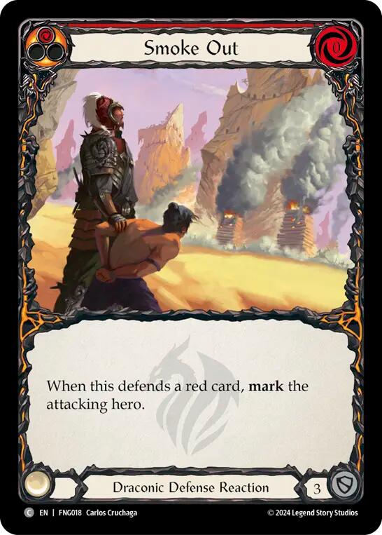 Smoke Out (Red) [FNG018] (The Hunted Fang Blitz Deck) | Webway Games