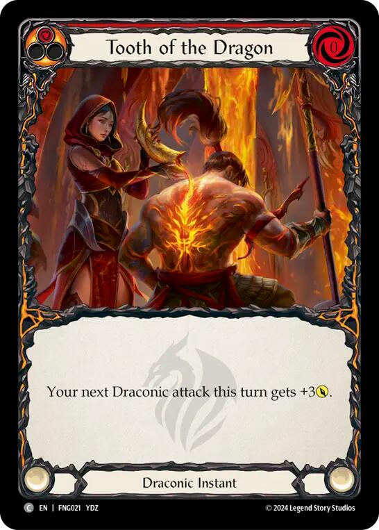 Tooth of the Dragon (Red) [FNG021] (The Hunted Fang Blitz Deck) | Webway Games