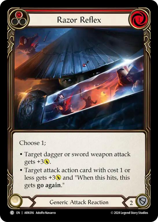 Razor Reflex (Red) [ARK016] (The Hunted Arakni Blitz Deck) | Webway Games