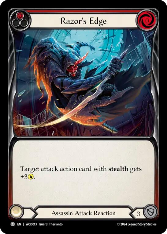 Razor's Edge (Red) [WOD013] (The Hunted Arakni, Web of Deceit Blitz Deck) | Webway Games