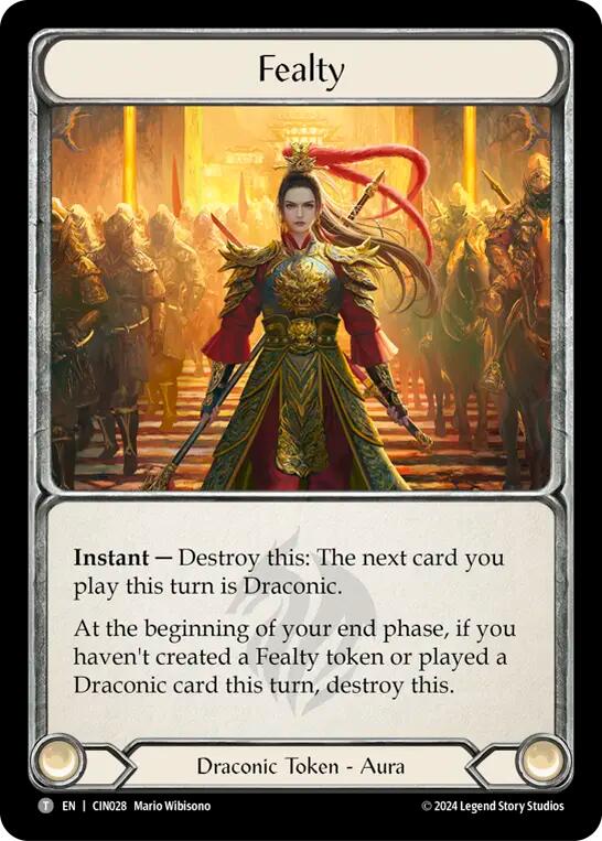 Fealty [CIN028 // CIN029] (The Hunted Cindra Blitz Deck) | Webway Games