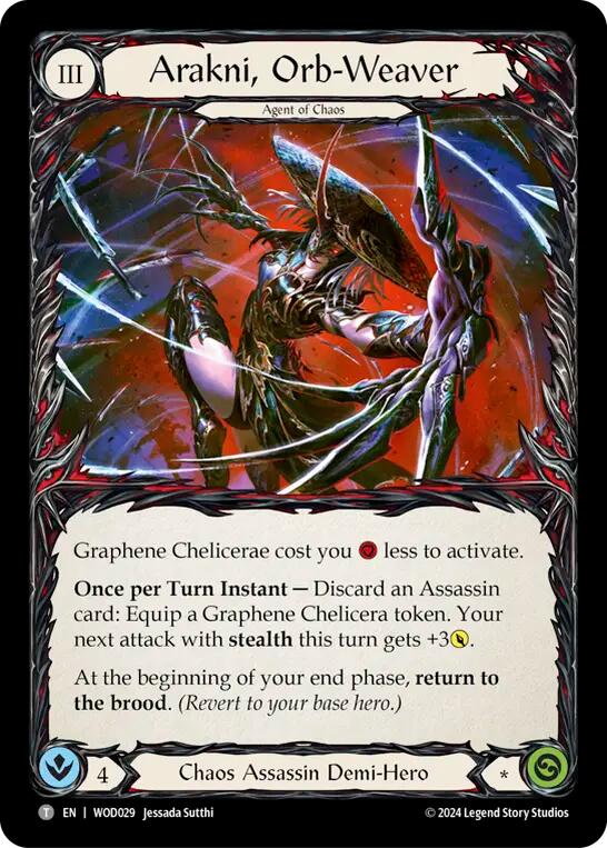 Arakni, Orb-Weaver [WOD029//WOD030] (The Hunted Arakni, Web of Deceit Blitz Deck) | Webway Games