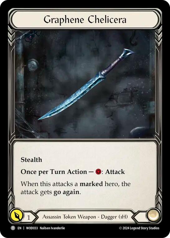 Graphene Chelicera [WOD033 // WOD034] (The Hunted Arakni, Web of Deceit Blitz Deck) | Webway Games