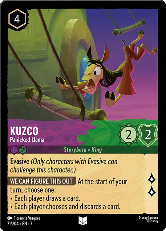 Kuzco - Panicked Llama (71/204) [Archazia's Island] | Webway Games