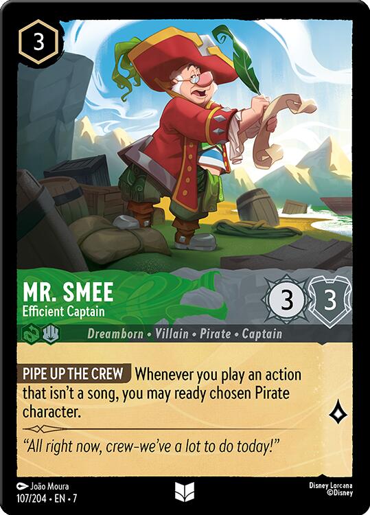 Mr. Smee - Efficient Captain (107/204) [Archazia's Island] | Webway Games