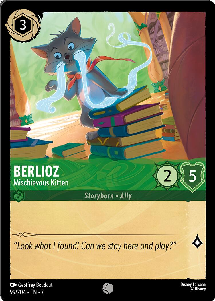 Berlioz - Mischievous Kitten (99/204) [Archazia's Island] | Webway Games