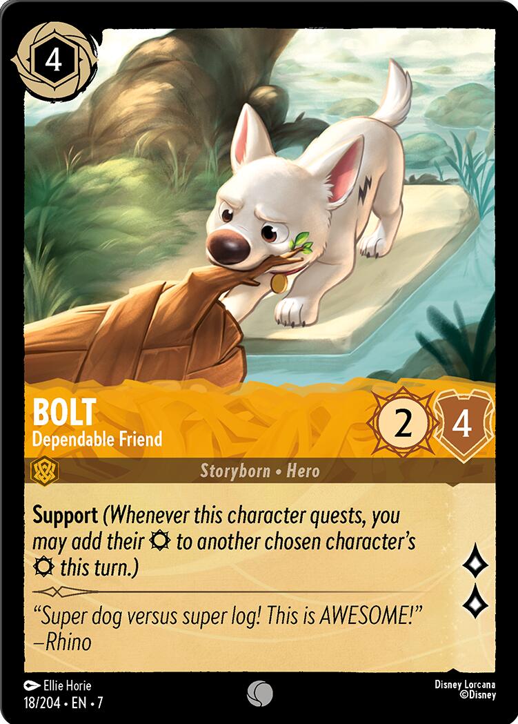 Bolt - Dependable Friend (18/204) [Archazia's Island] | Webway Games