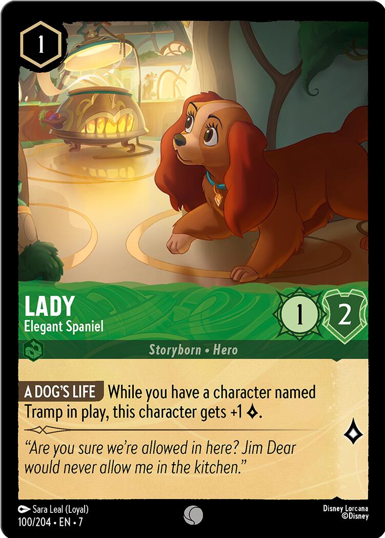 Lady - Elegant Spaniel (100/204) [Archazia's Island] | Webway Games