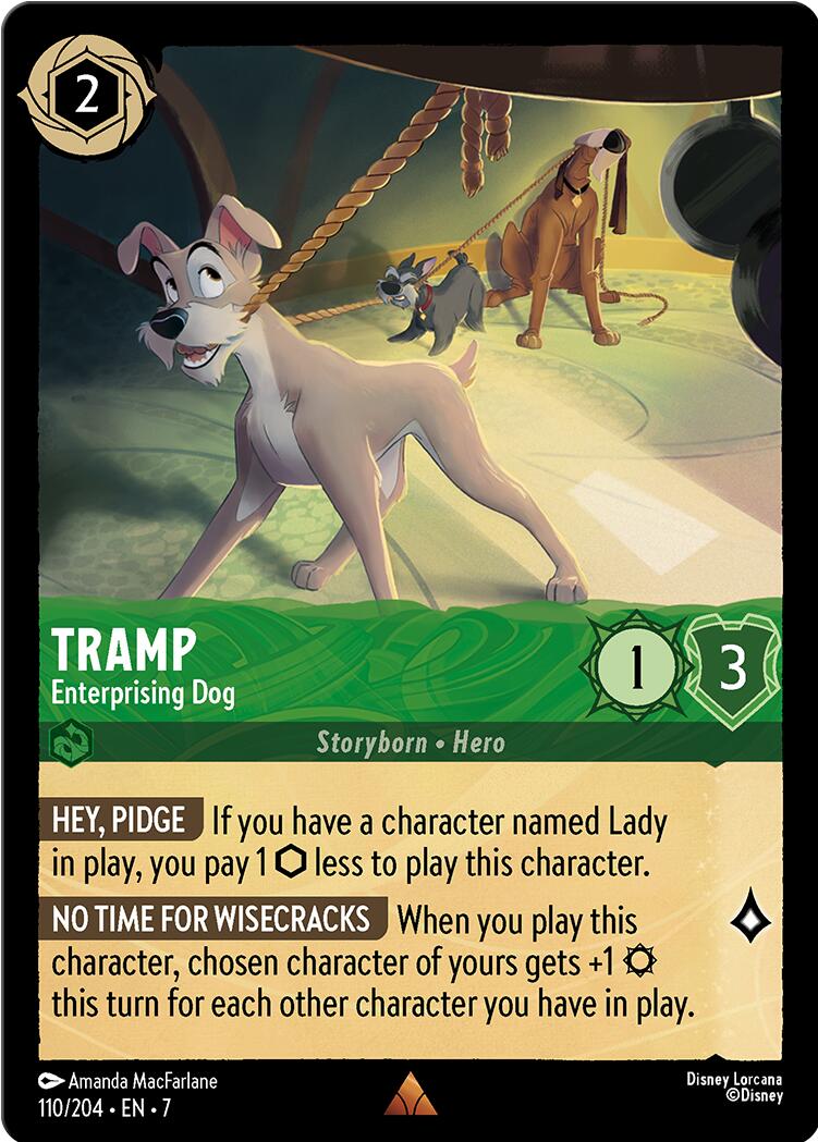 Tramp - Enterprising Dog (110/204) [Archazia's Island] | Webway Games