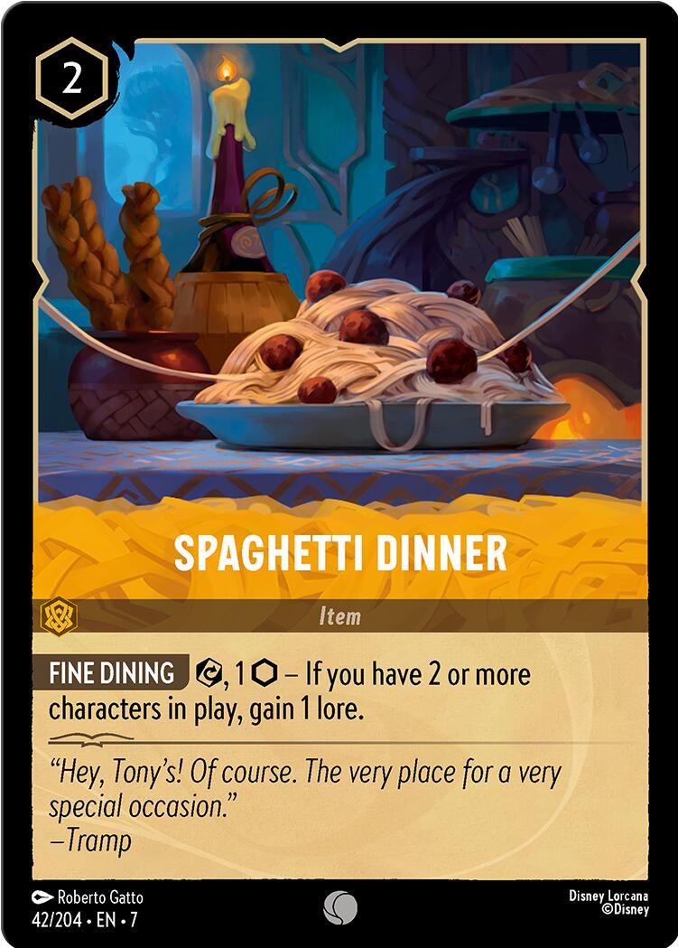 Spaghetti Dinner (42/204) [Archazia's Island] | Webway Games