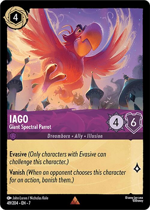 Iago - Giant Spectral Parrot (49/204) [Archazia's Island] | Webway Games