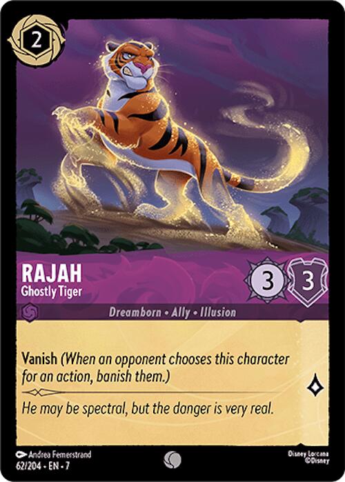 Rajah - Ghostly Tiger (62/204) [Archazia's Island] | Webway Games