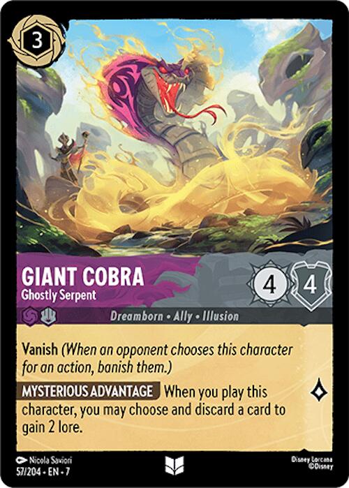 Giant Cobra - Ghostly Serpent (57/204) [Archazia's Island] | Webway Games