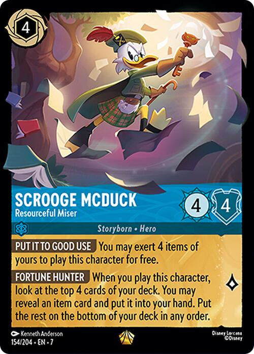 Scrooge McDuck - Resourceful Miser (154/204) [Archazia's Island] | Webway Games