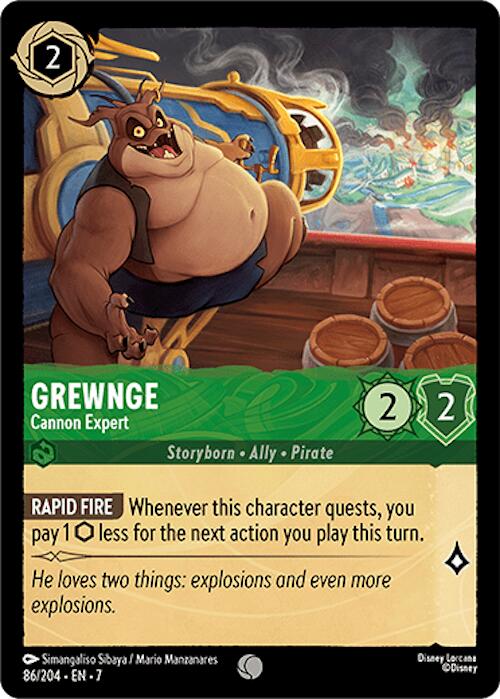 Grewnge - Cannon Expert (86/204) [Archazia's Island] | Webway Games